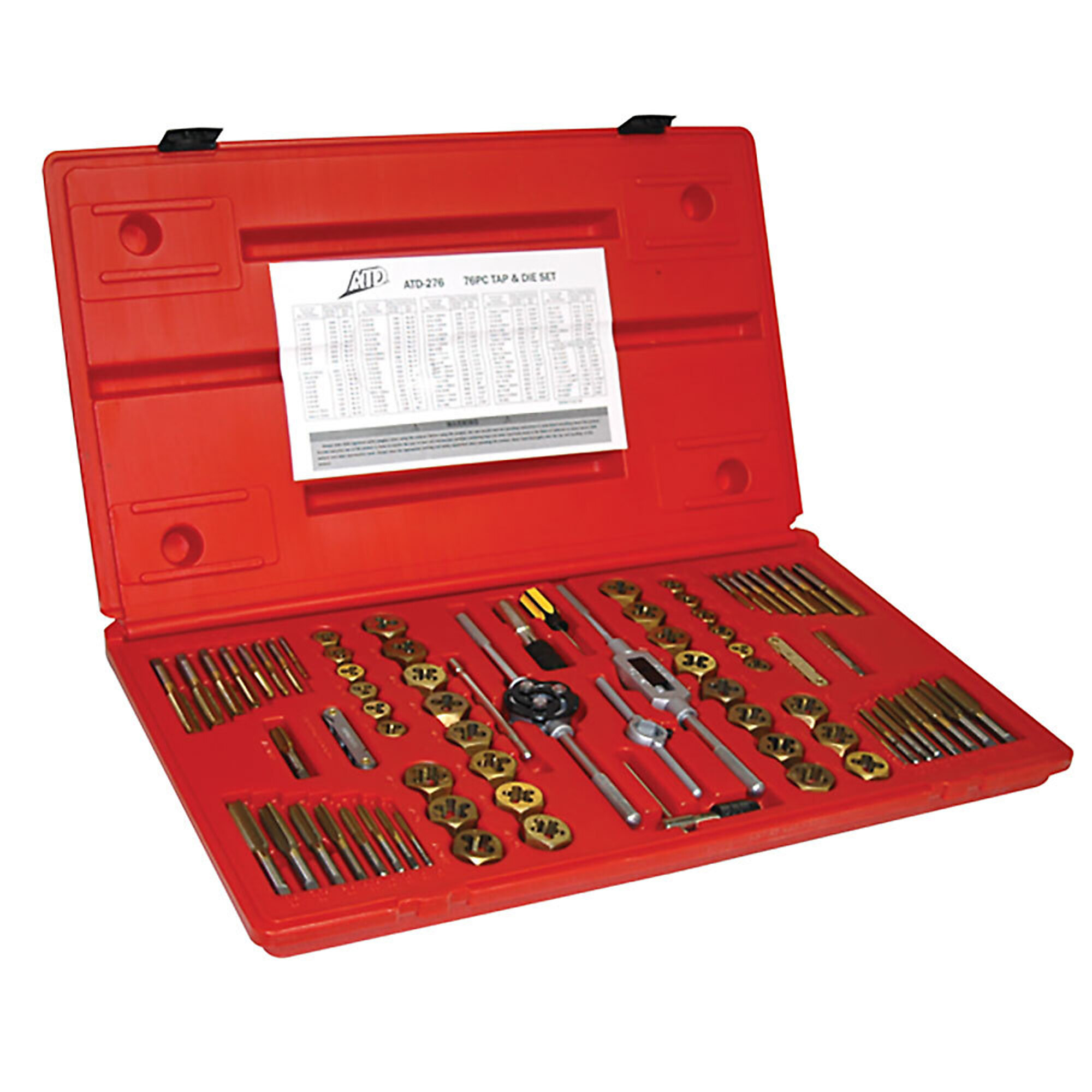 ATD Tap & Die Set 76 Pc, Model# 10167